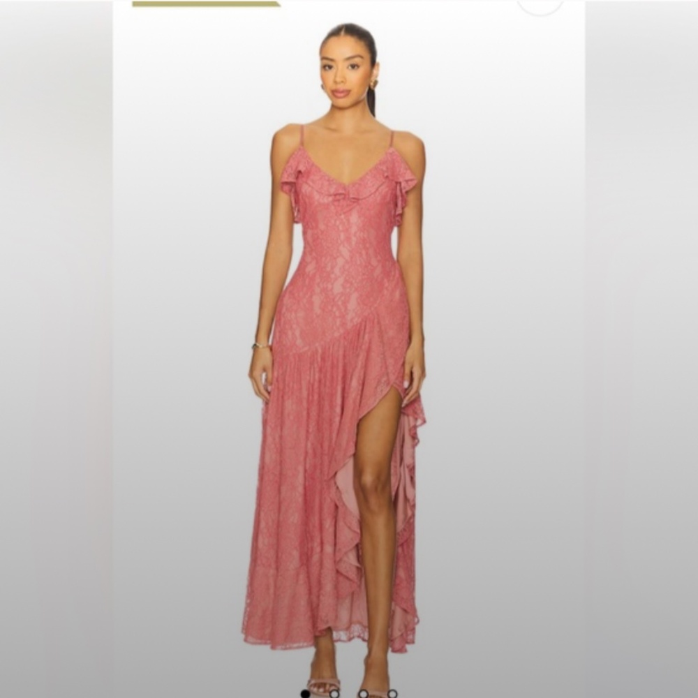 Jada Maxi Dress in Dusty Rose
Tularosa, XS